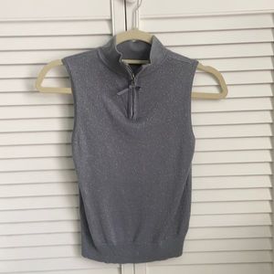 White House Black Market | XS | Sparkling Grey Tank Top